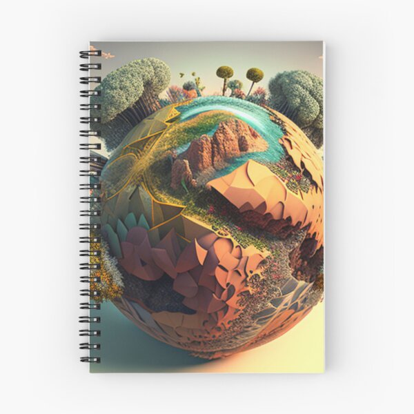 Item preview, Miniature  Globe with Clashing Desert Biomes designed and sold by IllReputes.