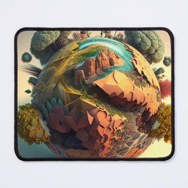 Item preview, Miniature Globe with Clashing Desert Biomes designed and sold by IllReputes.