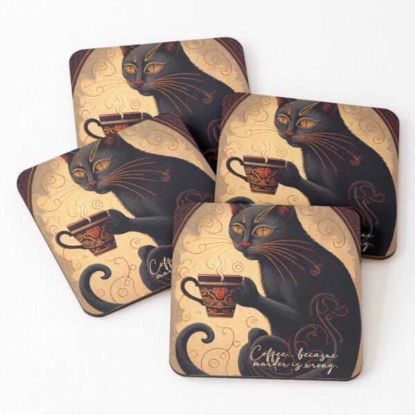 Item preview, Coffee because murder is wrong. designed and sold by The-Dark-Art.