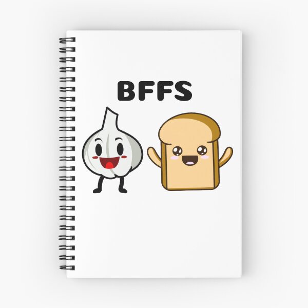 Item preview, Garlic Bread BFF Forever - Garlic and Bread are BFF'S Funny Design designed and sold by Cursorprints.
