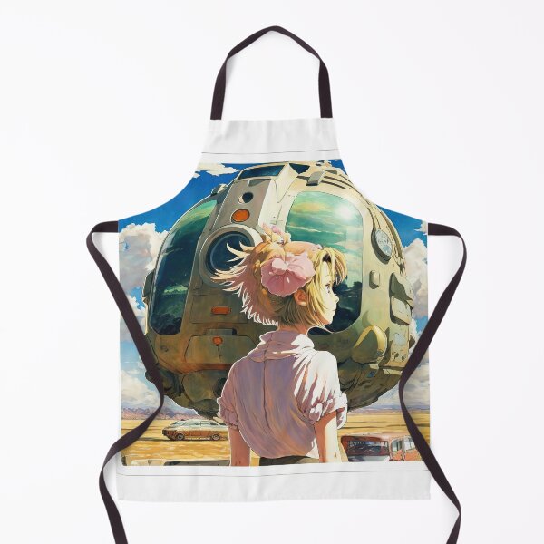 Item preview, Anime girl with spaceship designed and sold by CosmicCritters.