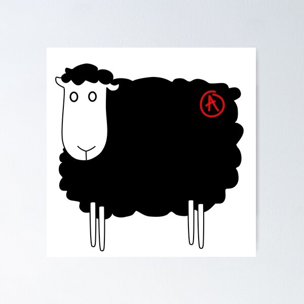 Item preview, Revoltada Black Sheep designed and sold by Adriana Furtado.