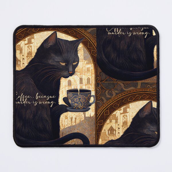 Item preview, Coffee because murder is wrong. designed and sold by The-Dark-Art.