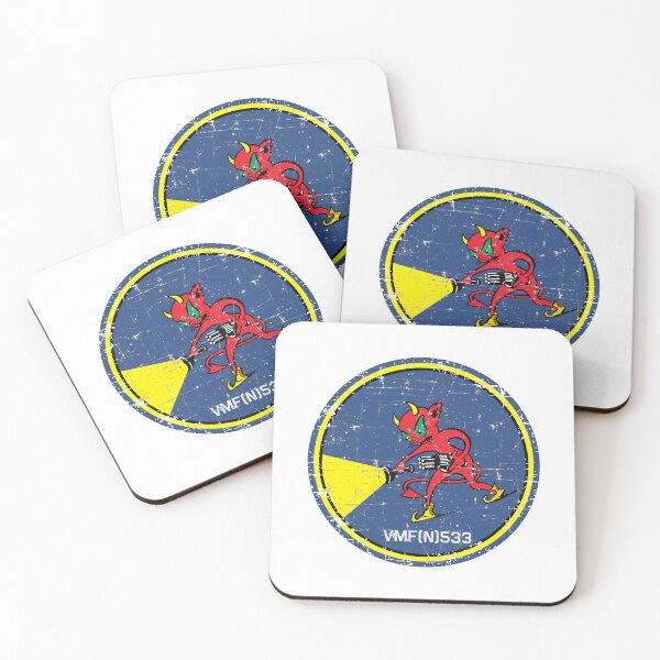 Item preview, USMC - VMA(N) 533 - Marine Night Fighter Squadron -  Grunge Style designed and sold by pzd501.