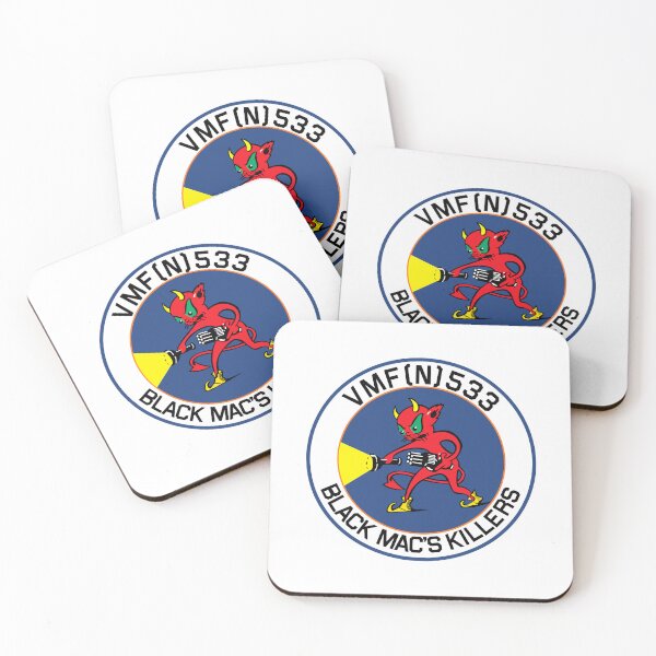 Item preview, USMC - VMA(N) 533 - Marine Night Fighter Squadron -  Black Mac's Killers - Clean designed and sold by pzd501.