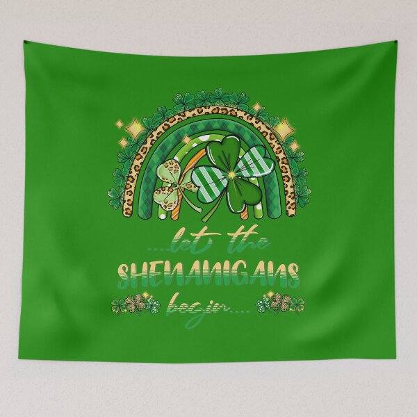 Item preview, St Patricks Day Shirt, Funny Let The Shenanigans Begin Tee designed and sold by ShutEyeShirts.
