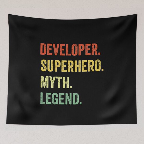 Item preview, developer Dad Shirt, Gift For Husband, developer Gift, Husband developer Myth Legend, Dad Gift For Husband, developer Appreciation Gift designed and sold by Dogs Geeky⭐⭐⭐⭐⭐.