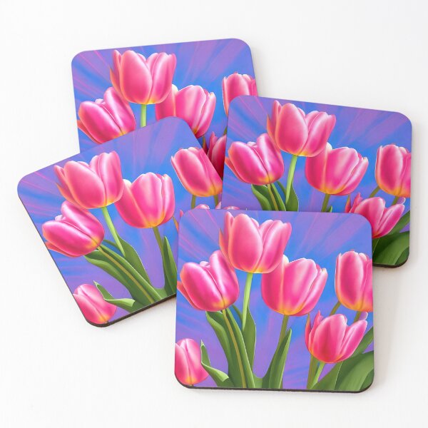 Item preview, Beautiful pink tulips  designed and sold by gramizzia.