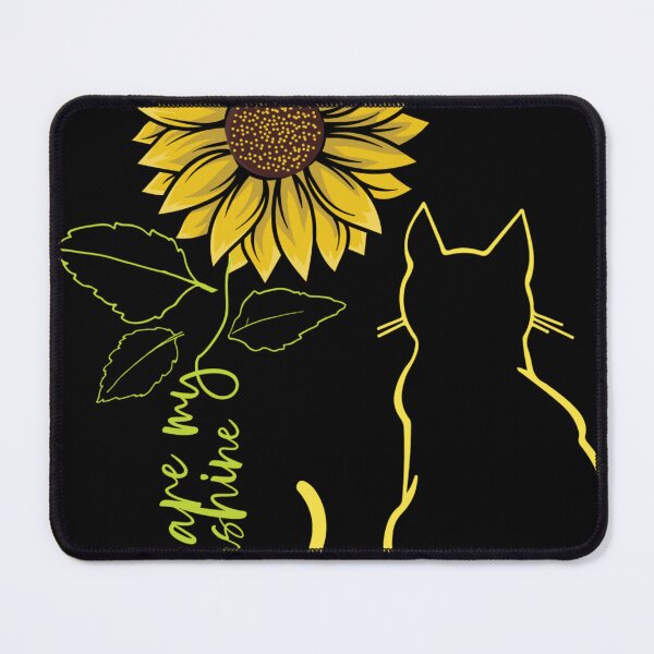 Item preview, Cute Modern You are my Sunshine Cat Sunflower designed and sold by Xx4thseasonxX.