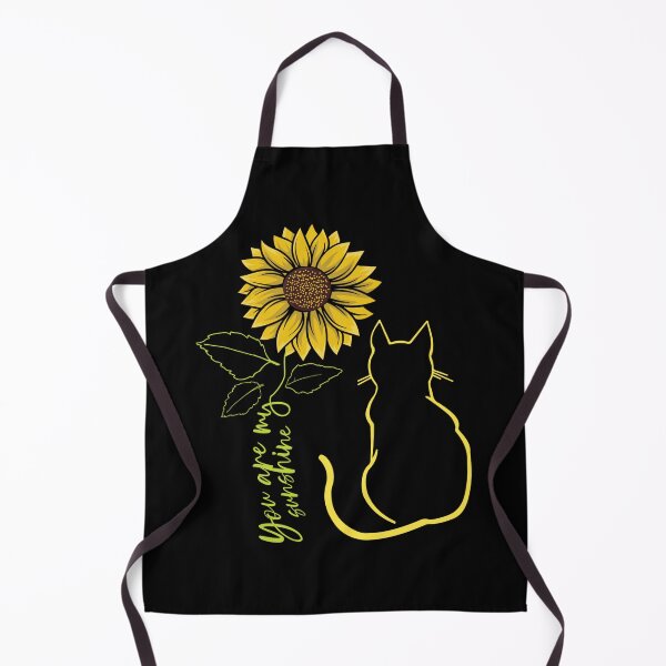 Item preview, Cute Modern You are my Sunshine Cat Sunflower designed and sold by Xx4thseasonxX.