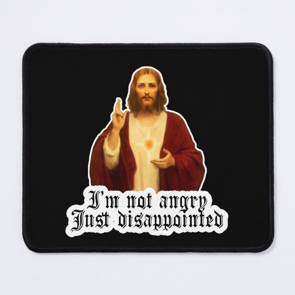 Item preview, Funny Disappointed Jesus Meme Digital Art designed and sold by Gogmagosh.