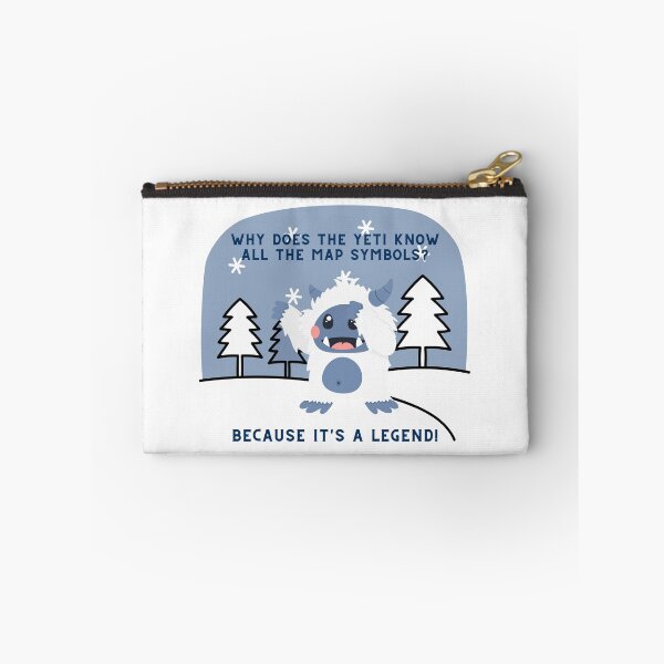 Item preview, Why Does The Yeti Know All The Map Symbols? designed and sold by Suzielie.