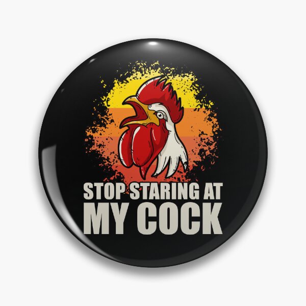 Item preview, Stop Staring At My Cock Funny Chicken Shirt designed and sold by TrendTastic.