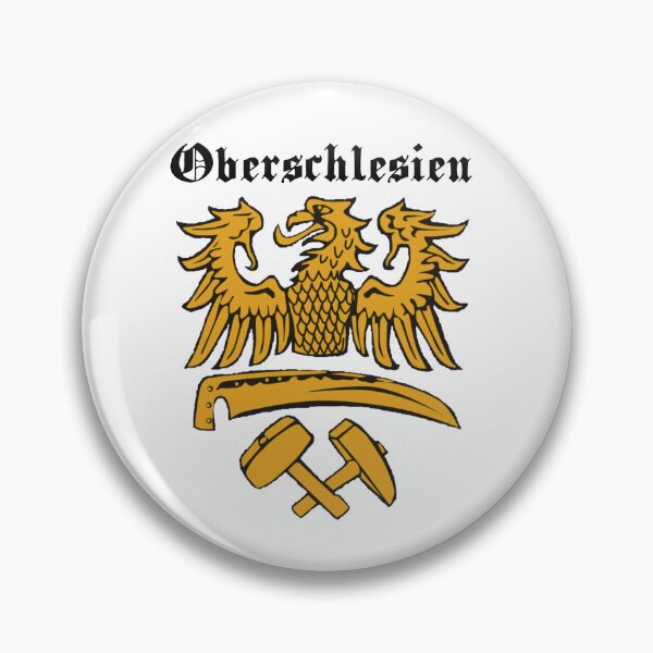 Item preview, Upper Silesia coat of arms with gold lettering 02 designed and sold by MDMDO.
