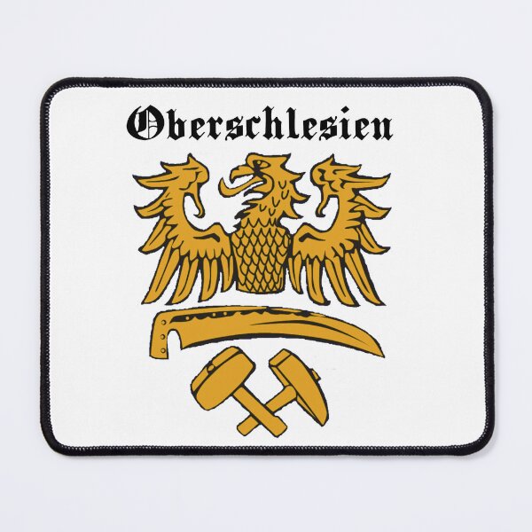 Item preview, Upper Silesia coat of arms with gold lettering 02 designed and sold by MDMDO.