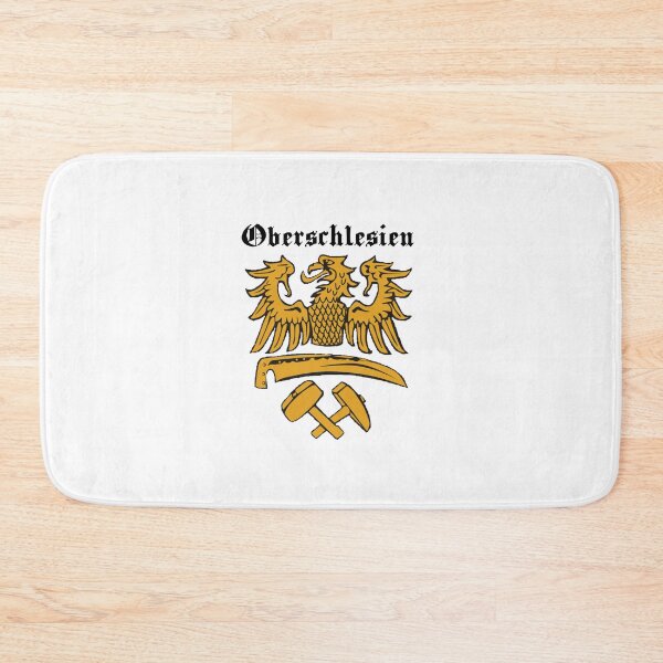 Item preview, Upper Silesia coat of arms with gold lettering 02 designed and sold by MDMDO.