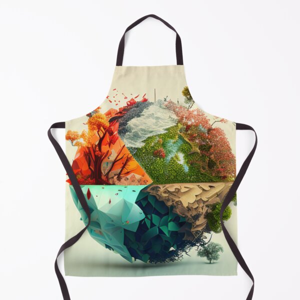 Item preview, Miniature Globe with Clashing Biomes designed and sold by IllReputes.