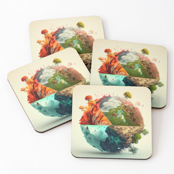 Item preview, Miniature Globe with Clashing Biomes  designed and sold by IllReputes.