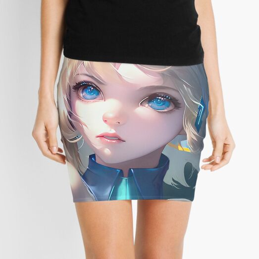 Stylish Lavender Mini Skirt