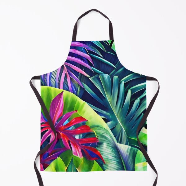 Item preview, Tropical leaves jungle landscape designed and sold by Ascooepics.