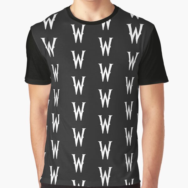 Wednesday Addams Netflix Typographic Logo Unisex T-shirt - Teeruto