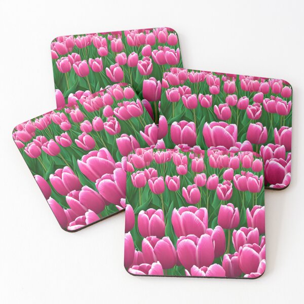 Item preview, Beautiful pink tulips pattern designed and sold by gramizzia.