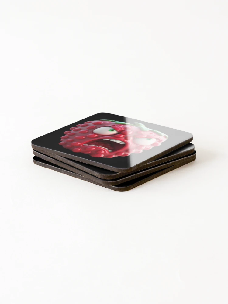 Thumbnail 4 of 5, Coasters (Set of 4), Angry Raspberry designed and sold by Scrumptious Designs.
