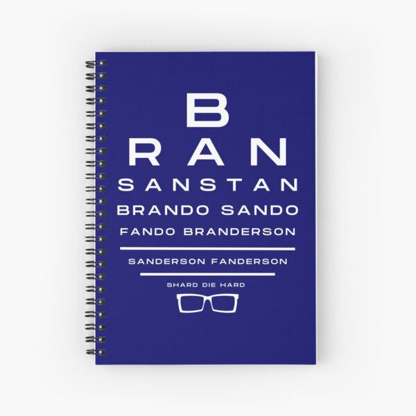 Brandon Sanderson Cosmere Symbol Spiral Notebook by Wilbuw Eaden