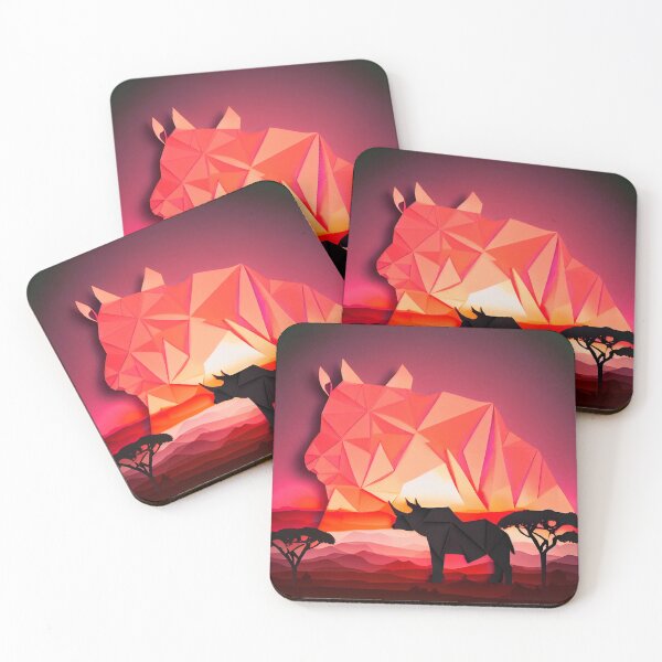 Item preview, beautiful african savana landscape, origami designed and sold by ArtificialGenes.