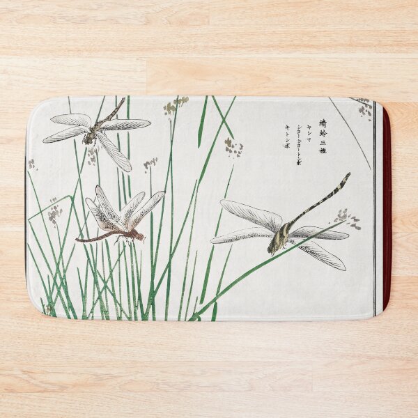 Item preview, DDragonflies illustration from Churui Gafu (1910) by Morimoto Toko. Digitally enhanced designed and sold by StoicMindset.
