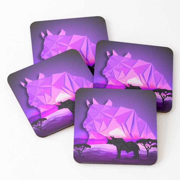Item preview, beautiful african savana landscape, origami designed and sold by ArtificialGenes.