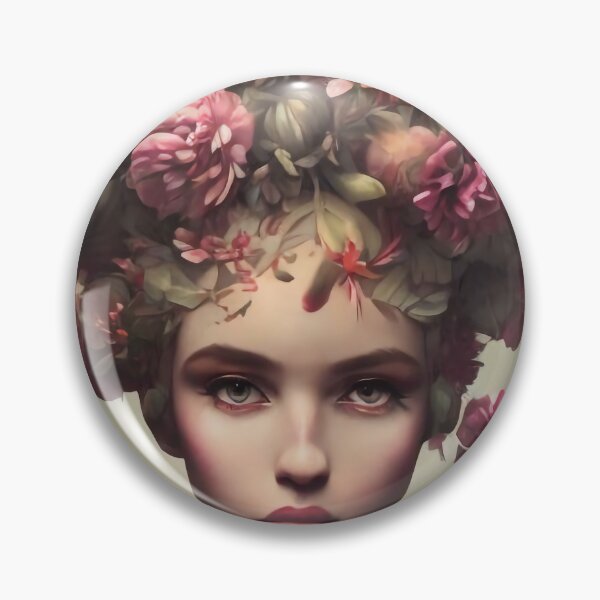 Item preview, Zaira Flowery Girl Portrait  designed and sold by Kamiri.