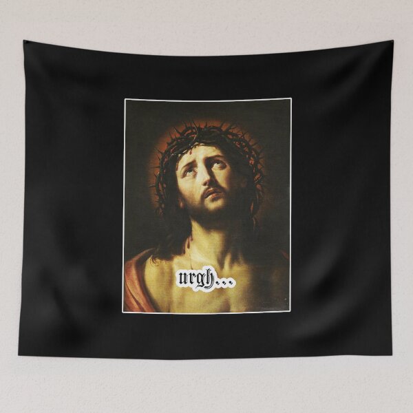 Item preview, Funny Jesus Urgh Meme Digital Art designed and sold by Gogmagosh.