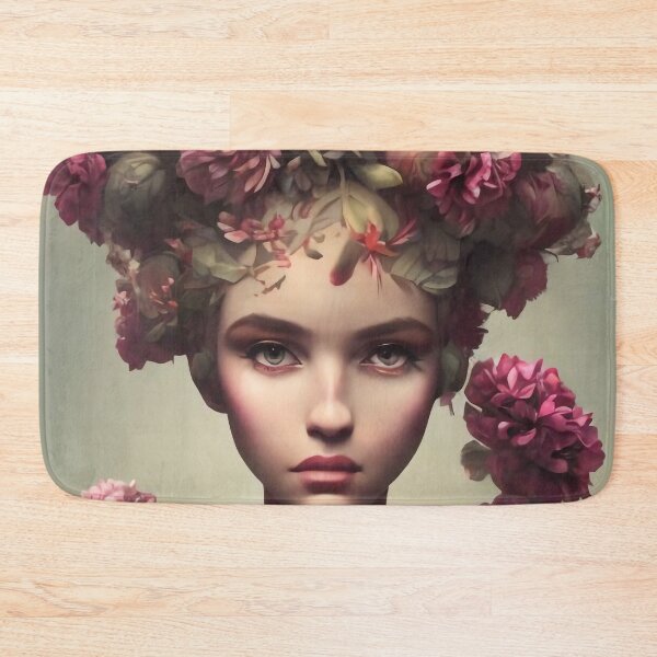 Item preview, Zaira Flowery Girl Portrait  designed and sold by Kamiri.