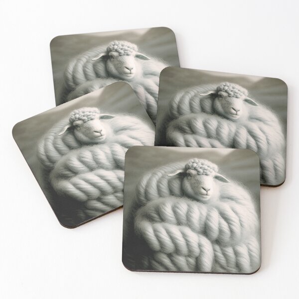 Item preview, Sheep in wool designed and sold by FlatLandPrints.