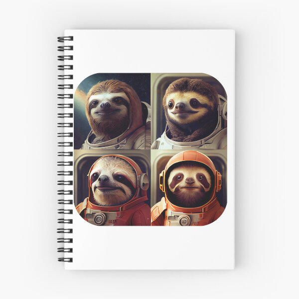 Item preview, Funny Sloth Astronauts, Reach for the Stars! designed and sold by MrBeerholder.