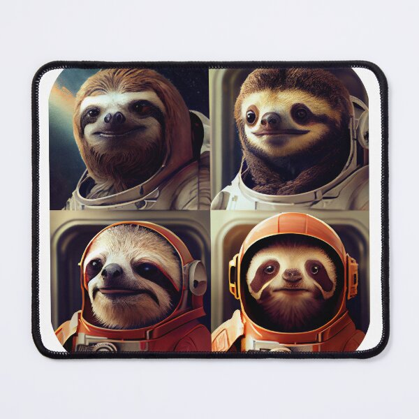 Item preview, Funny Sloth Astronauts, Reach for the Stars! designed and sold by MrBeerholder.