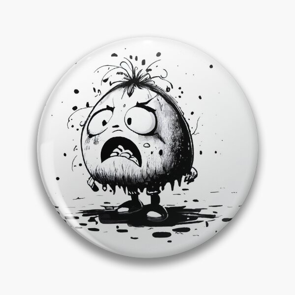 Item preview, Cartoon Little Monster Ink Character Background White designed and sold by MLArtifex.