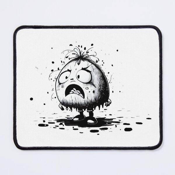 Item preview, Cartoon Little Monster Ink Character Background White designed and sold by MLArtifex.