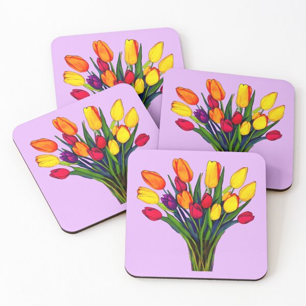 Item preview, Beautiful  tulips flowers designed and sold by gramizzia.