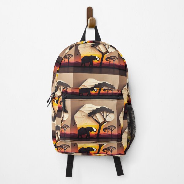 Item preview, beautiful african savana landscape, origami designed and sold by ArtificialGenes.