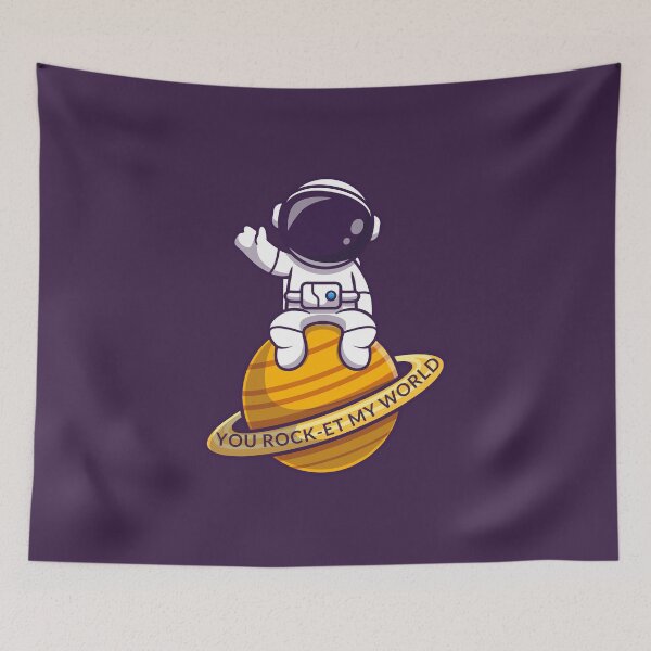 Item preview, You Rock-et My World Purple designed and sold by Taniya Parmar.