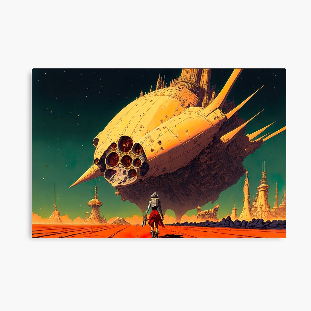 prompthunt: baroque oil painting of anime key visual environment concept  art of 1 9 4 0 s airship landing at a skyscraper port, brutalist, dark  fantasy, rule of thirds, fake hidden detail,