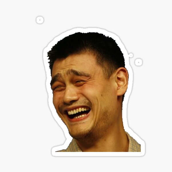 Yao Ming Memes Stickers Redbubble