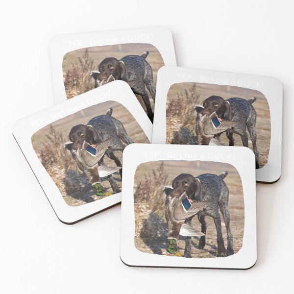 Item preview, Yep,, Got me a duck, dog duck hunting, - Funny duck hunting.  designed and sold by K.M. Creations.