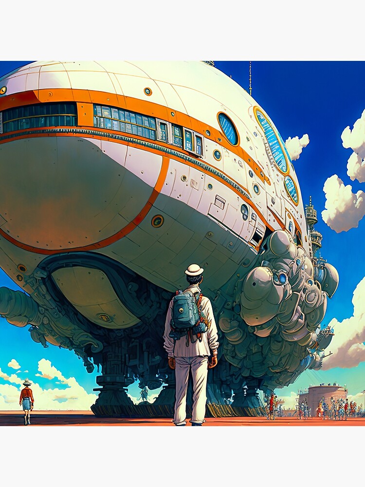 HD wallpaper: clouds, sky, anime, sailing ship, airships | Wallpaper Flare