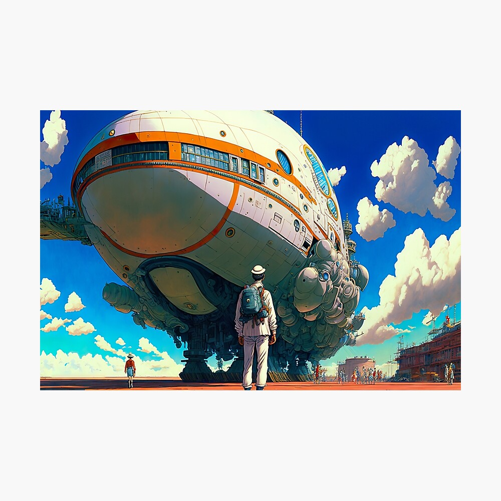 Anime Boy Looking Out the Airship Window. Generative AI, Generative, AI  Stock Illustration - Illustration of yellow, airplane: 272692191