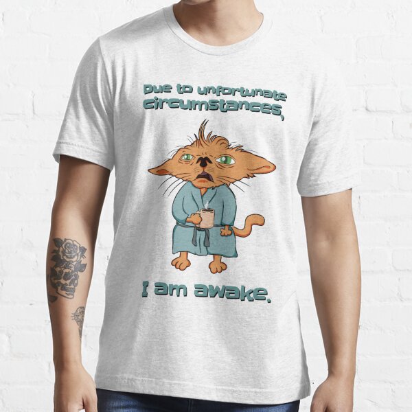 Nice just because I am awake doesn't mean I am ready to do things Stitch  cartoon character funny shirt – Emilytees – Shop trending shirts in the USA  – Emilytees Fashion LLC –