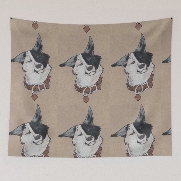 Item preview, Confused Corgi Dog Portrait designed and sold by MoonShineCats.