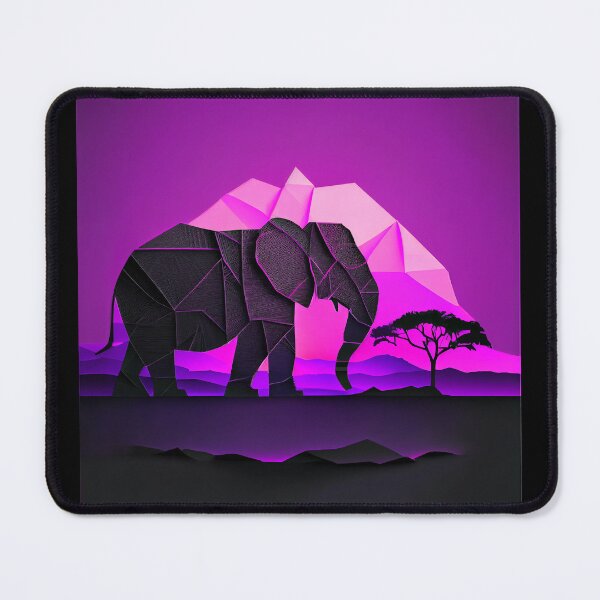 Item preview, beautiful african savana landscape, origami designed and sold by ArtificialGenes.